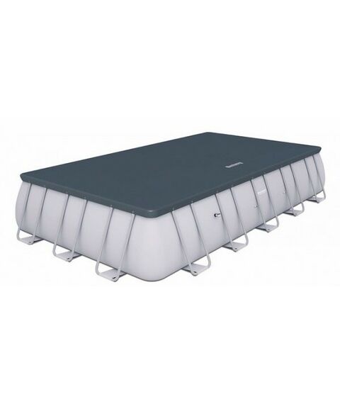 Бассейны: Каркасный бассейн BestWay Power Steel 549х274х122 см фильтр насос лестница тент подстилка [56465] фотографии