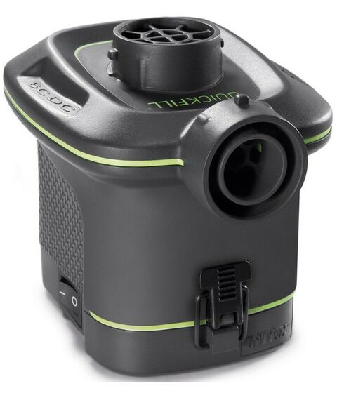 Надувные матрасы: Матрас надувной Intex DURA-BEAM FULL 137 х 191 х 25 см, с насосом на батарейках 6 С [64778] фотографии