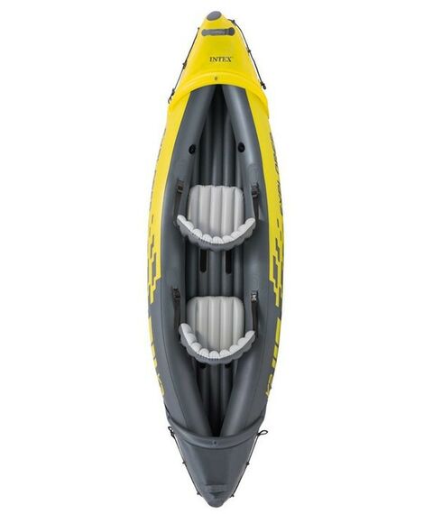 Лодки: Лодка Intex Explorer K2 2 местная, 312 х 91 х 51 см, алюминиевые вёсла 213 см, насос, 2 сиденья, до 180 кг [68307NP] фотографии
