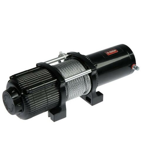 Лебедки, тали, тельферы: Лебедка электрическая TUNDRA 2041 кг (4500 lb) трос 6.5 мм х 10 м, 12/24V, до 6 м/мин фотографии