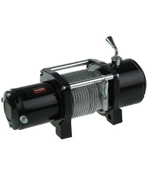 Лебедки, тали, тельферы: Лебедка электрическая TUNDRA 2268 кг (5000 lb) трос 7.2 мм х 24 м, 12/24V, до 8.5 м/мин фотографии