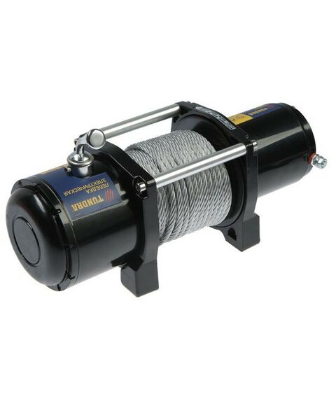 Лебедки, тали, тельферы: Электрическая лебёдка TUNDRA 2722 кг (6000 lb) трос 7.2 мм х 24 м, 12/24V, до 8.5 м/мин фотографии