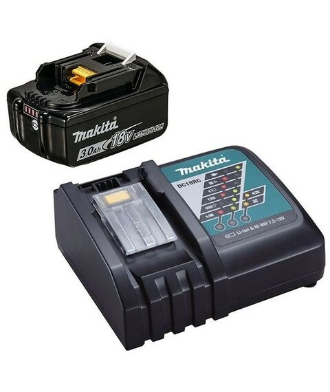 Принадлежности для электроинструмента: Набор быстрой зарядки Makita BL1830B 18В, 3Ач Li-Ion + з/у DC18RS 7-18В [191A25-2] фотографии