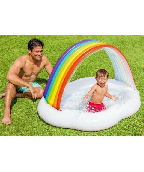 Бассейны: Бассейн Intex Радуга-Облако 142*119*84 [57141] фотографии