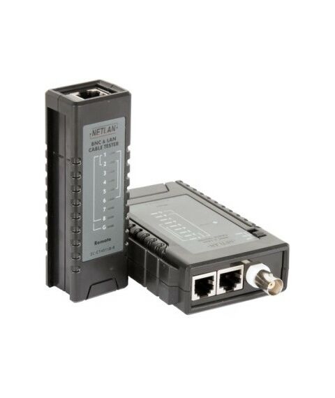 Монтажное оборудование: Тестер кабельный Netlan EC-CT4511B UTP/STP, RJ45, RJ12, RJ11, BNC фотографии