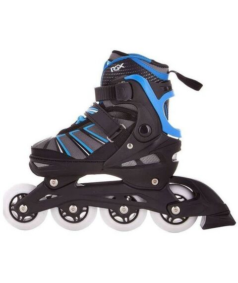 Роликовые коньки: Коньки роликовые Альфа Каприз Enigma blue S р.31-34 раздвижные, полумягкие фотографии