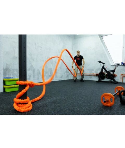 Фитнес оборудование: Канат для функционального тренинга Original FitTools FT-BTR-38-12000 38 мм х 12 м фотографии