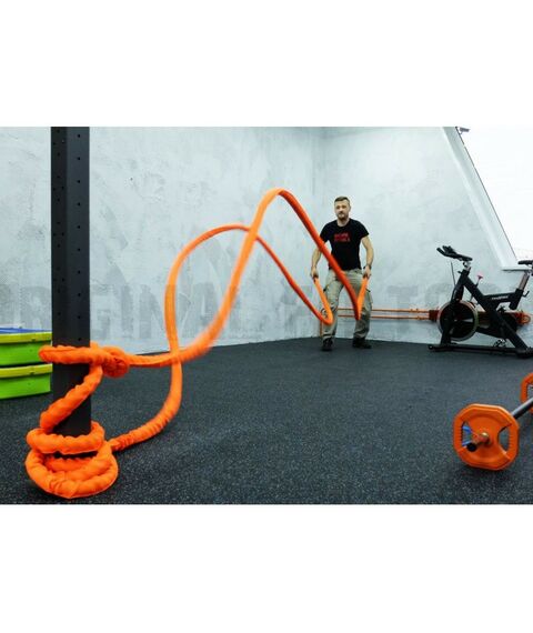 Фитнес оборудование: Канат для функционального тренинга Original FitTools FT-BTR-50-12000 50 мм х 12 м фотографии