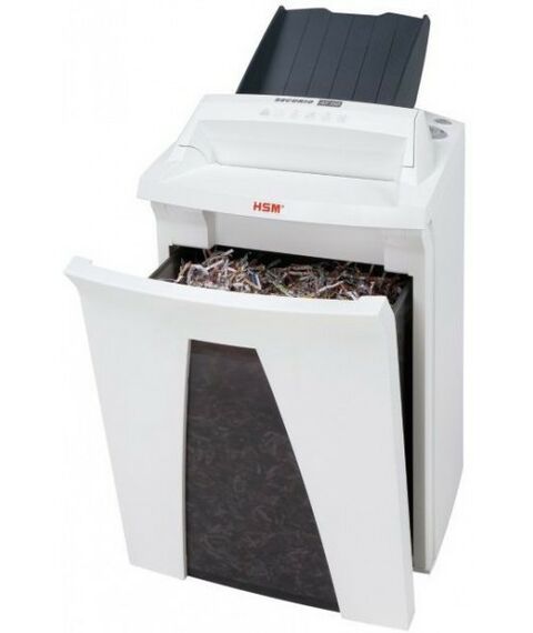 Уничтожители документов: Уничтожитель документов HSM SECURIO AF150 1.9x15 34 л, 65 мм/сек, защита от перегрева, реверс фотографии