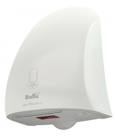 Сушилки для рук, антисептики и дезинфекция: Сушилка для рук Ballu BAHD-1000AS 1 кВт, время сушки 10 с, 2.8 кг фотографии