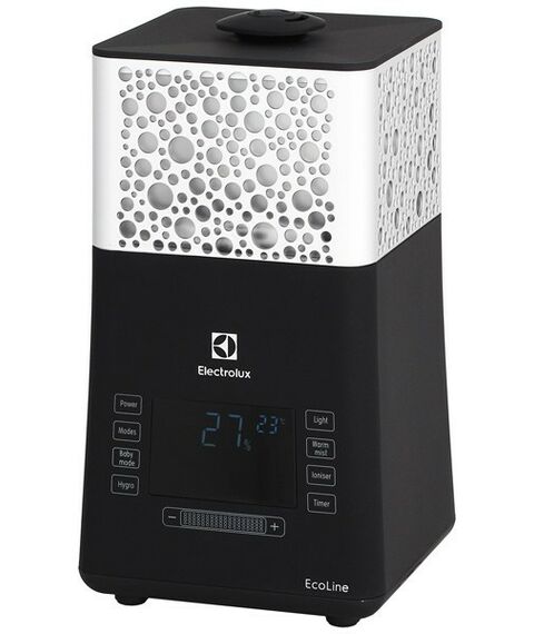 Очистители, увлажнители и осушители воздуха: Увлажнитель воздуха Electrolux EHU 3710D рекомендуемая площадь 50 кв.м, электронное управление, цвет черный фотографии