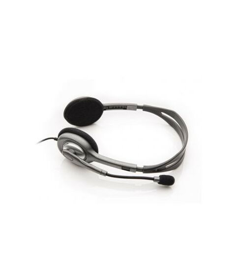 Наушники и гарнитуры: Наушники с микрофоном Logitech Stereo Headset H110 [981-000271] фотографии