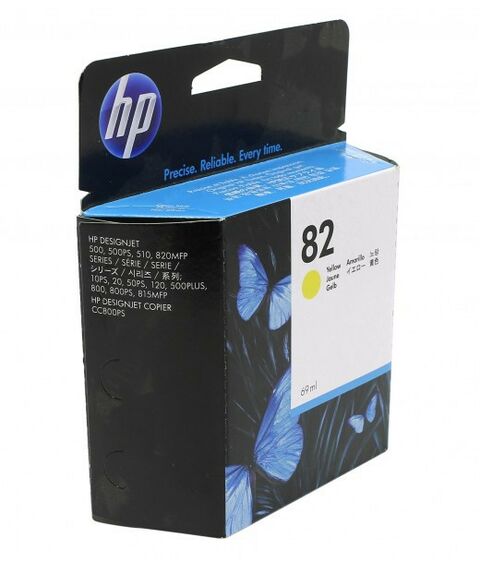 Для HP (оригинал): Картридж HP C4913A Yellow для hp DesignJet 111/500/500PS/510/800/800ps/815mfp/820 MFP серии фотографии