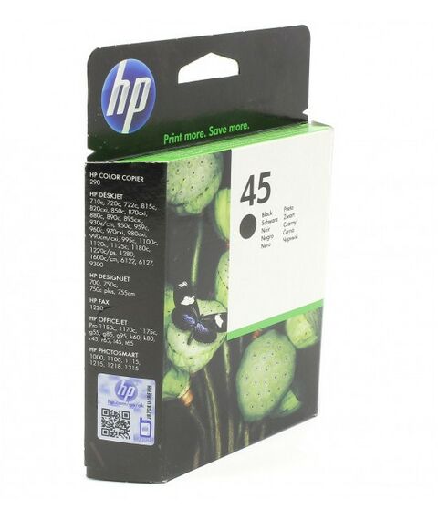 Для HP (оригинал): Картридж HP 51645A Black для DJ 1125c/1180c/1220C/612(2/7)/9300,PhSm P1(0/1)00/1218,OJ G55 (повыш.ёмкости) фотографии