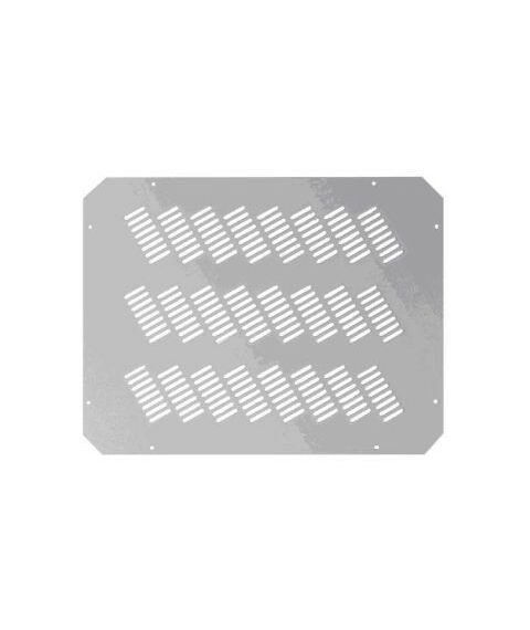 Шкафы и стойки: Заглушка проема TLK TLK-BLNK-FAN-P-GY вентиляторного блока, перфорированная, серая фотографии