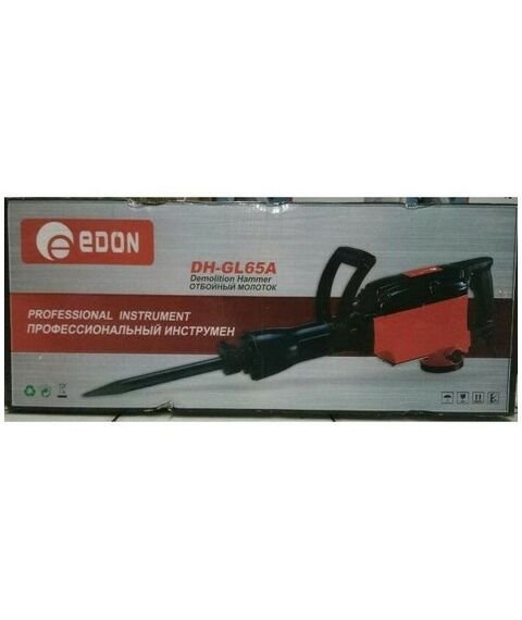 Отбойные молотки: Молоток отбойный EDON DH-GL65A 1800Вт, 45Дж, HEX 30мм, 22кг фотографии
