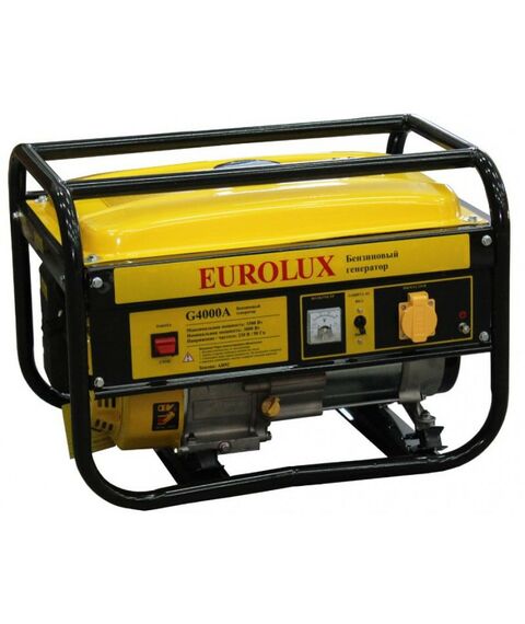 Электростанции: Электрогенератор Eurolux G4000A бензиновый, однофазный (220 В), 3 кВт фотографии