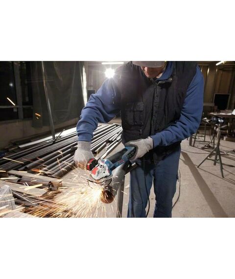 Угловые шлифмашинки (болгарки): Углошлифмашина BOSCH GWX 19-125 S с X-LOCK, 1900 Вт, скорость вр. 2.800 -11.500,  125 мм [06017C8002] фотографии