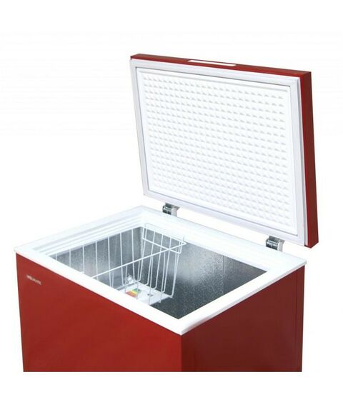 Морозильные камеры: Морозильный ларь WILLMARK CF-170CS красный фотографии