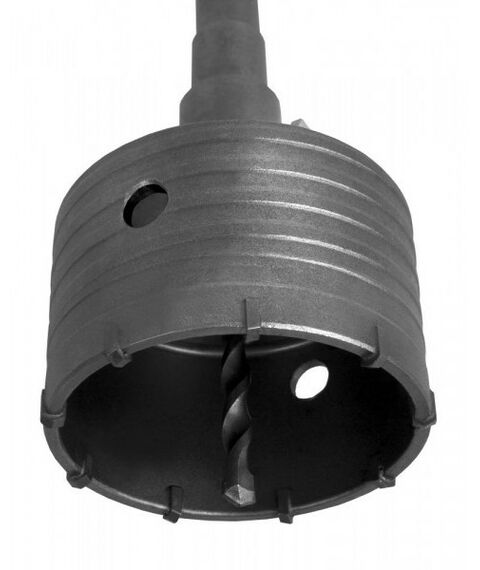 Буры, пики, коронки, сверла: Коронка твердосплавная по бетону Практика 034-700 90мм, SDS-MAX, ударная фотографии