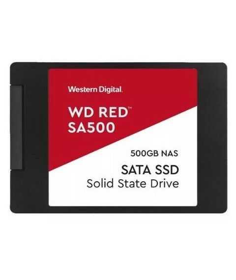 SSD-накопители: Накопитель Western Digital 500 Gb Red SA500 SATA 6Gb/s 2.5" 3D TLC [WDS500G1R0A] фотографии