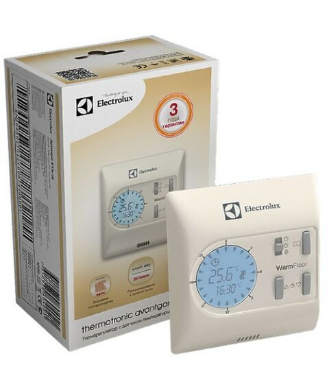 Теплые полы: Терморегулятор Electrolux ETA-16 фотографии