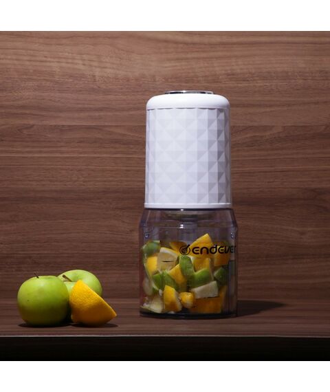 Блендеры: Измельчитель электрический Endever Sigma 60 импульсный режим, 400 Вт, 0.5 л, цвет белый фотографии