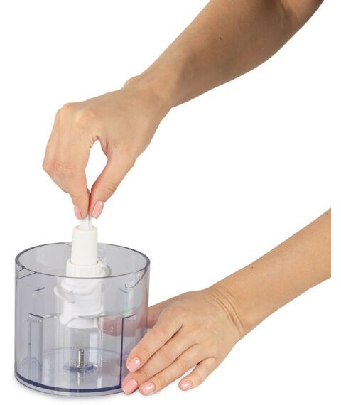 Блендеры: Измельчитель электрический Endever Sigma 63 импульсный режим, 400 Вт, 0.5 л, цвет белый фотографии