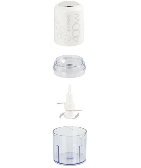 Блендеры: Измельчитель электрический Endever Sigma 63 импульсный режим, 400 Вт, 0.5 л, цвет белый фотографии