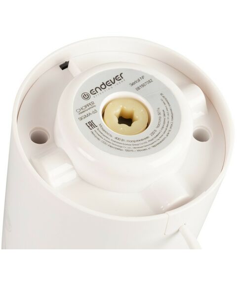 Блендеры: Измельчитель электрический Endever Sigma 63 импульсный режим, 400 Вт, 0.5 л, цвет белый фотографии