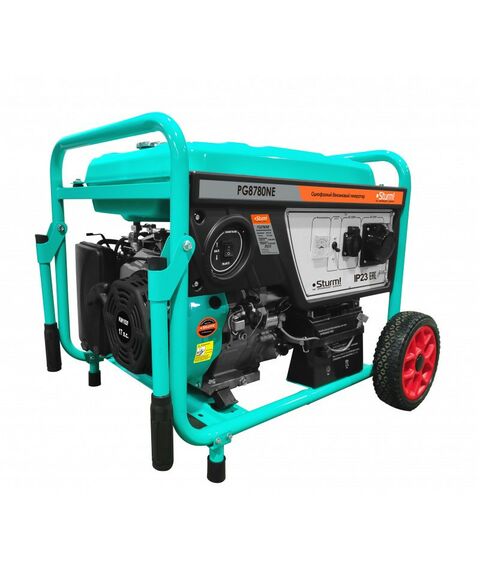 Электростанции: Бензогенератор Sturm! PG8780NE 7.5/8 кВа, AVR, эл/ручн стартер, 77 кг, бак 25 л фотографии