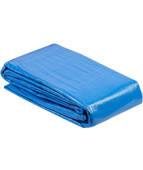 Шатры, тенты, уличные зонты: Тент-полотно Зубр МАСТЕР 12550-08-12 универсальный, из тканого полимера плотностью 75 г/м3, с люверсами, водонепроницаемый, 8х12м фотографии