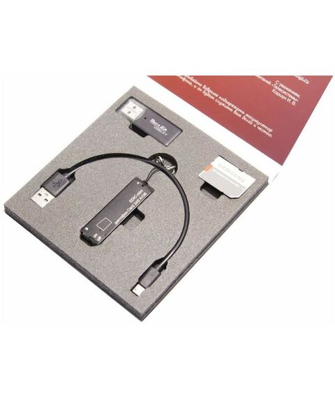 Цифровые диктофоны: Цифровой диктофон Edic-mini Card24S А106 металл, размер 5*17*57мм, вес 8г, автономность до 75ч, аккумулятор фотографии