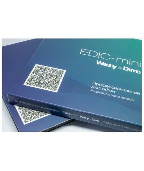 Цифровые диктофоны: Цифровой диктофон Edic-mini Dime A125 металл, размер 7*15*45мм, вес 6г, автономность до 130 часов фотографии