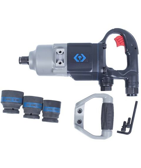 Пневмогайковерты: Гайковерт пневматический ударный King Tony P33671-160B 3/4", 2170 Нм, 3 торцевые головки в комплекте фотографии