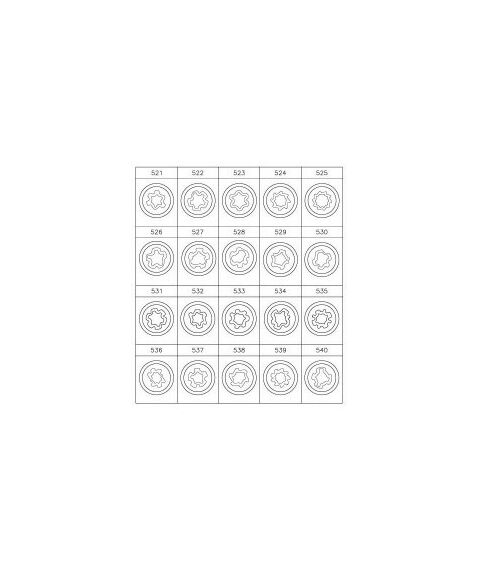 Демонтажный инструмент: Набор насадок для монтажа/демонтажа секреток колес VW King Tony 9BW0120 20 предметов фотографии