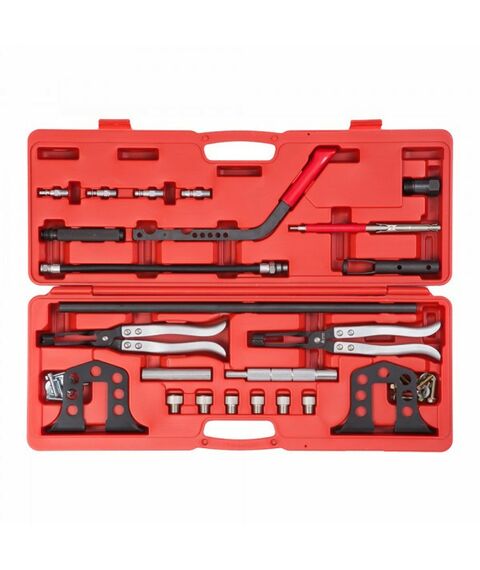 Демонтажный инструмент: Рассухариватель клапанов универсальный МАСТАК 103-10019C кейс, 19 предметов фотографии