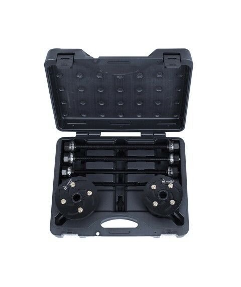 Демонтажный инструмент: Набор оправок для монтажа и демонтажа сайлентблоков МАСТАК 110-20006C 34-82 мм, кейс, 6 предметов фотографии