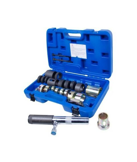 Демонтажный инструмент: Набор оправок для монтажа и демонтажа сайлентблоков BMW МАСТАК 110-23026C гидравлический, кейс, 26 предметов фотографии