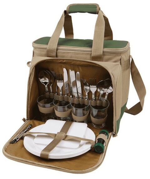 Все для пикника: Набор для пикника Арктика 4100-4 зеленый фотографии