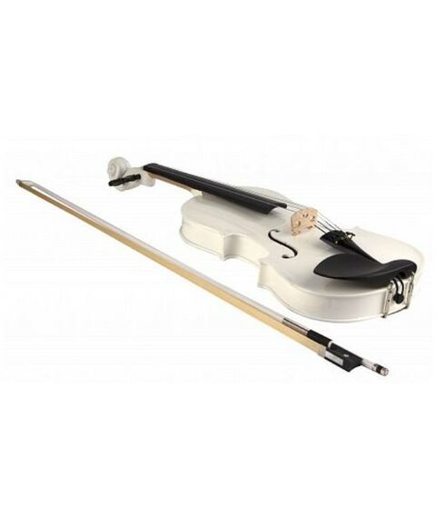 Смычковые инструменты: Скрипка Alina AVW05A размер 3/4, со смычком, в футляре, цвет белый фотографии