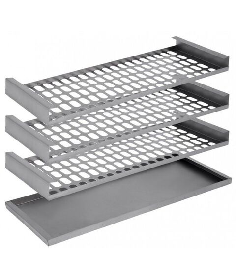 Все для пикника: Коптильня Boyscout 3-х ярусная с поддоном [61269] фотографии