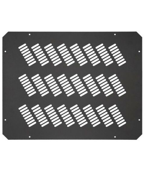 Шкафы и стойки: Заглушка проема TLK TLK-BLNK-FAN-P-BK вентиляторного блока, перфорированная, черная фотографии