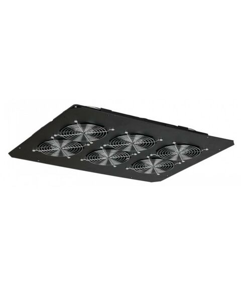 Шкафы и стойки: Вентиляторный блок TLK TLK-FAN6-BK для напольных шкафов, 6 вентиляторов, без шнура питания, черный фотографии