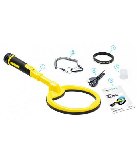 Металлоискатели: Металлоискатель Nokta Makro PulseDive Scuba 8" желтый фотографии