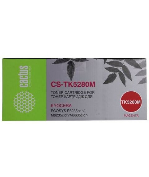 Для Kyocera: Тонер-картридж Cactus Kyocera CS-TK5280M Magenta для P6235cdn/M6235cidn/M6635cidn фотографии