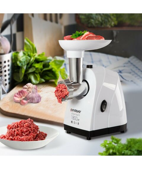 Мясорубки: Мясорубка электрическая Endever Endever Sigma 42 белый фотографии