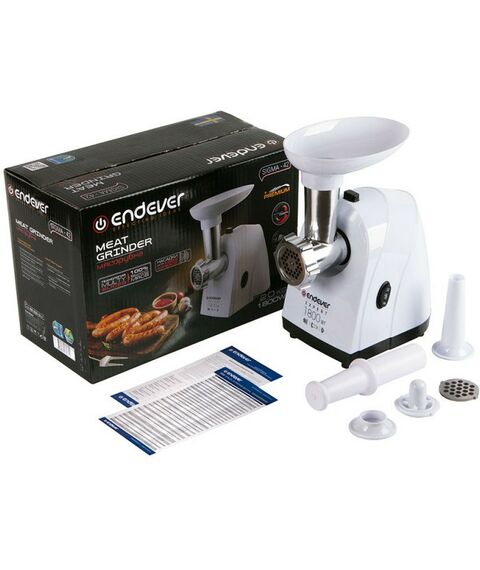 Мясорубки: Мясорубка электрическая Endever Endever Sigma 42 белый фотографии