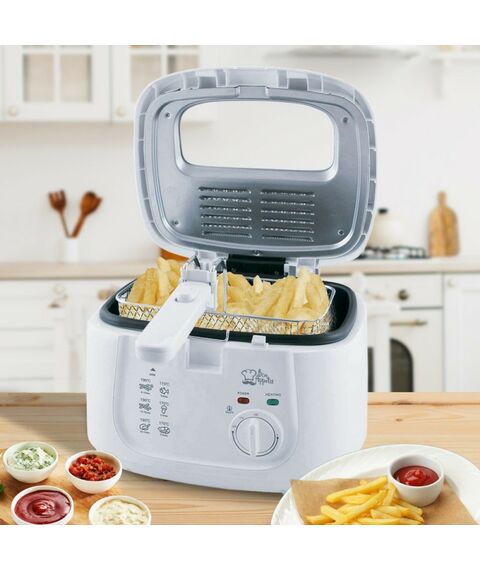 Фритюрницы, грили: Фритюрница Endever Skyline FR-111 цвет белый фотографии