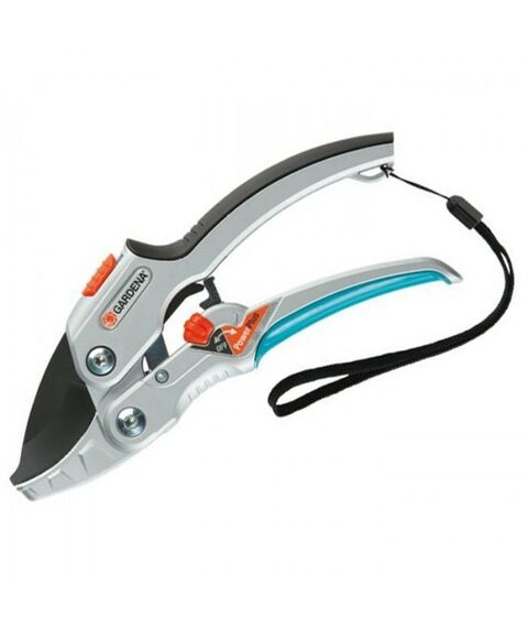 Кусторезы, ножницы, секаторы: Секатор с храповым механизмом GARDENA Smart Cut 22мм [08798-20] фотографии